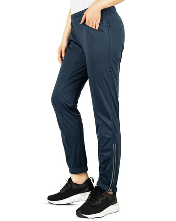 Women's Cycling Pants Mountain Bike Waterproof Windproof Breathable Athletic Sweatpants for Hiking Multi Sports Black 33,000ft